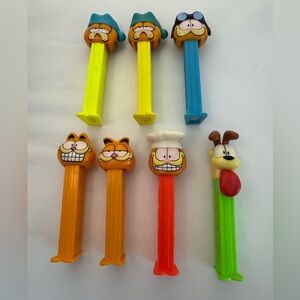 Vintage Garfield and Friends PEZ Dispensers Set